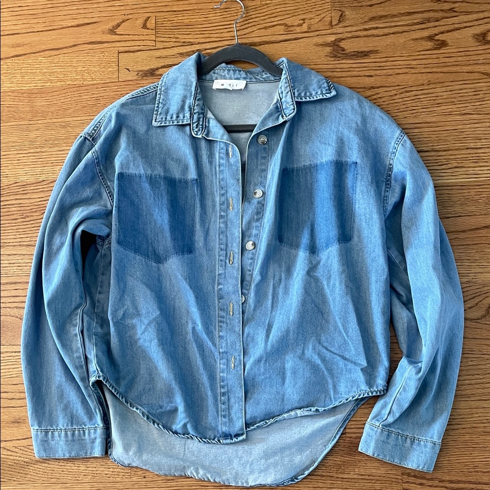 Got from Anthropologie  Light Blue Denim Shirt